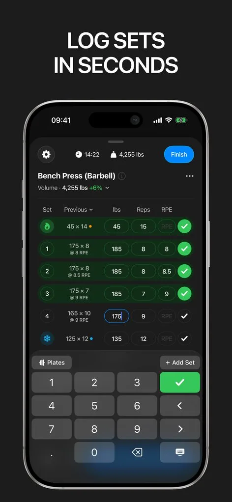 GRIPT fast set logging screenshot