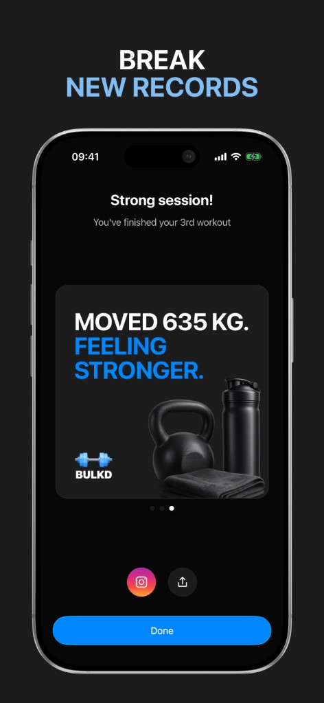 GRIPT smarter strength tracking screenshot